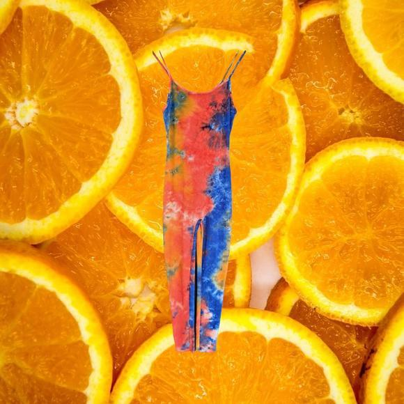 Jackets & Blazers - Ellie & Kate Tie Dye Jumpsuit Size L